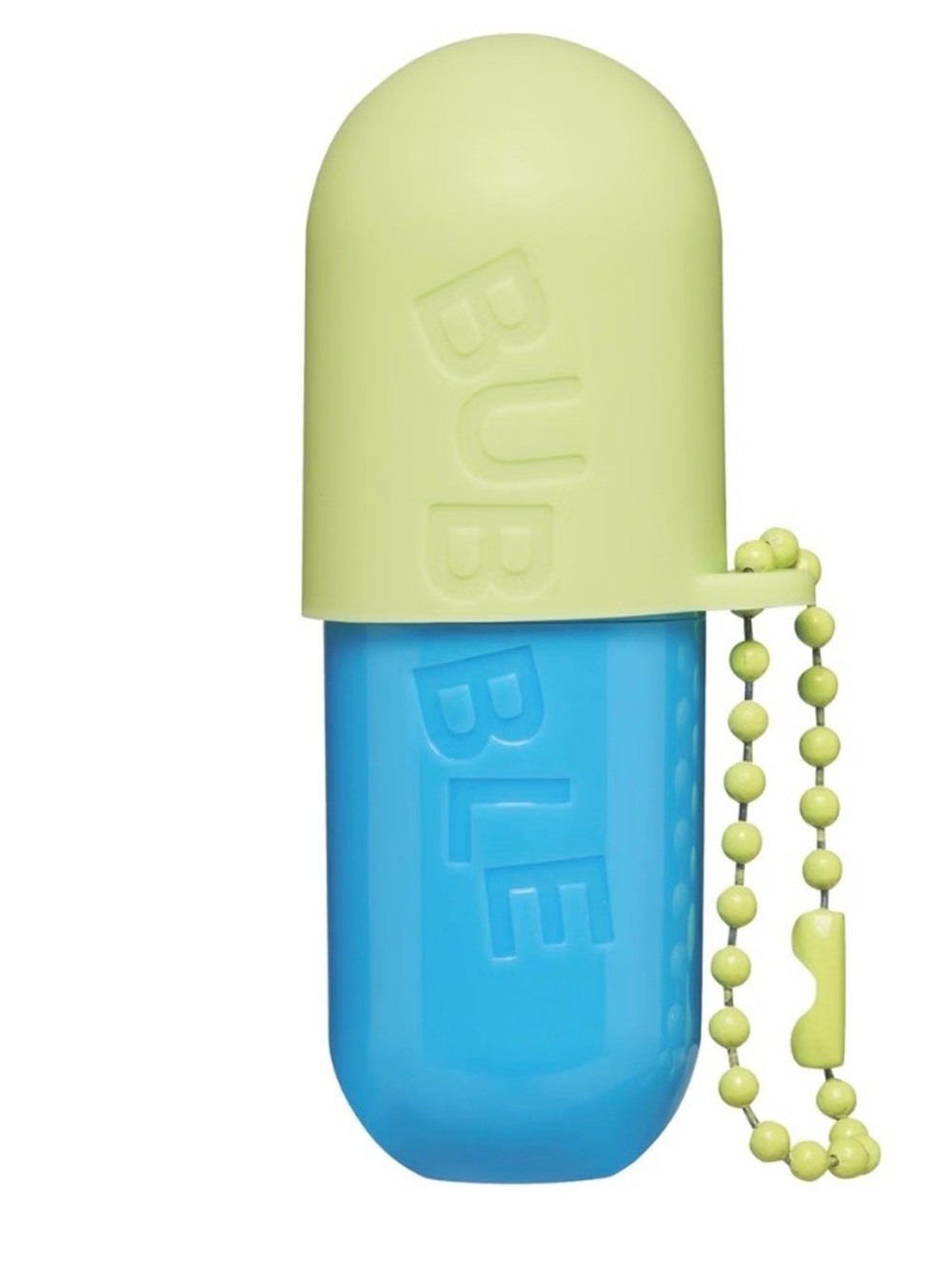 BUBBLE Pod Lip Balm & Gloss in Lime Green and Bright Blue
